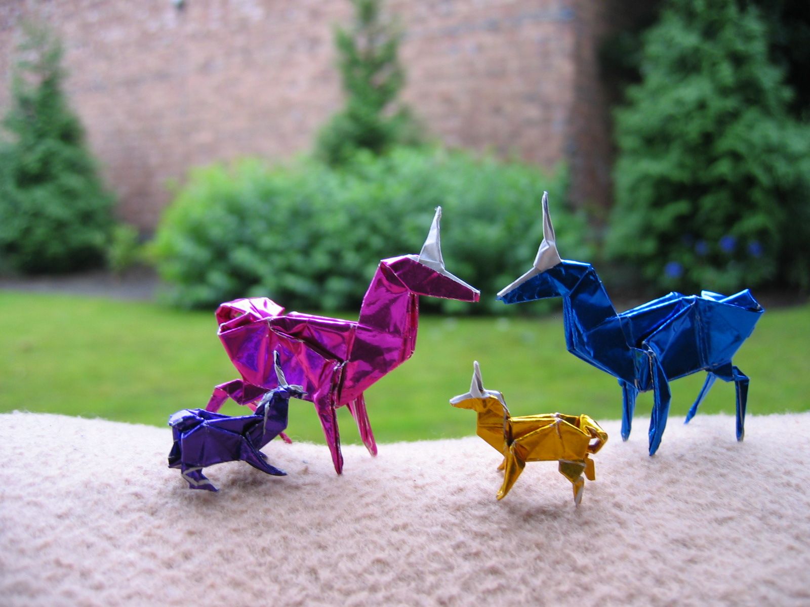 Origami Animals, High Definition, High Quality, Widescreen