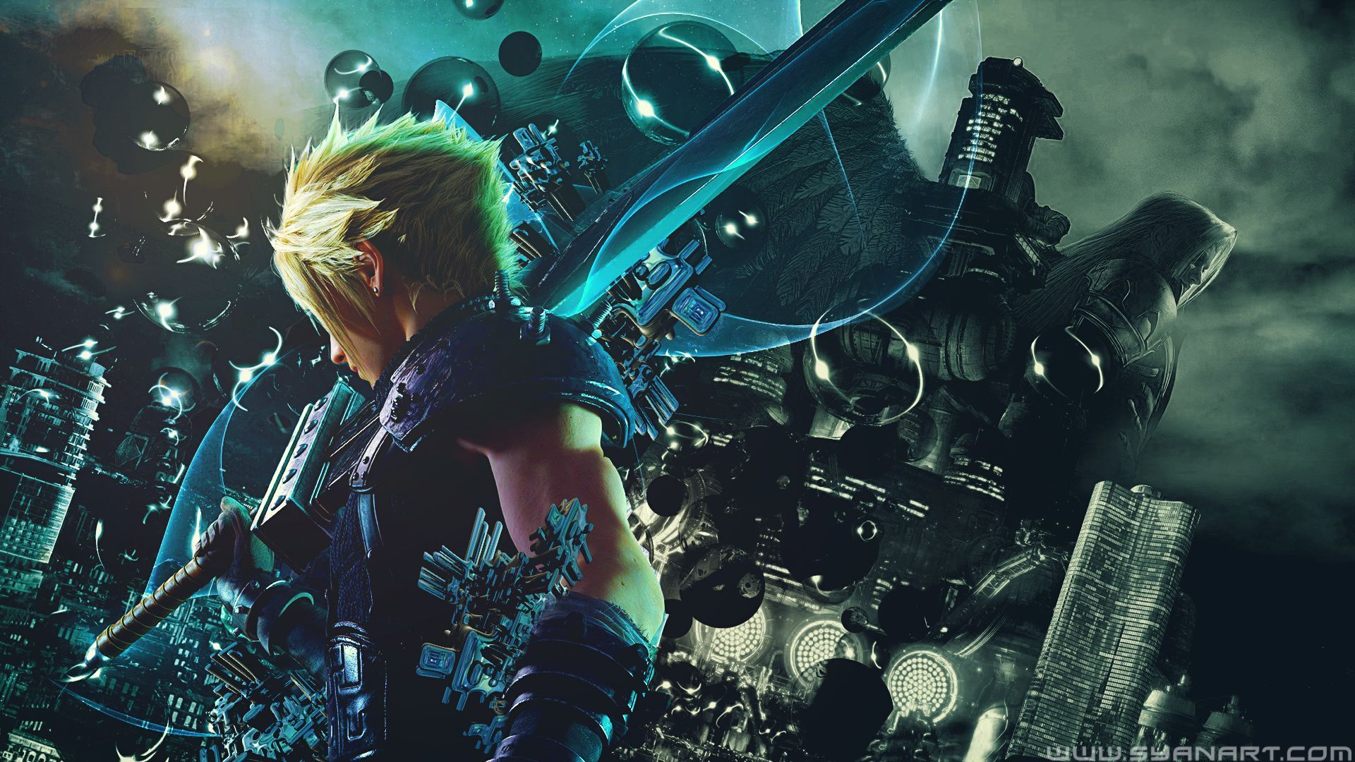 Cool Final Fantasy VII Remake Wallpaper Free Cool Final Fantasy VII Remake Background