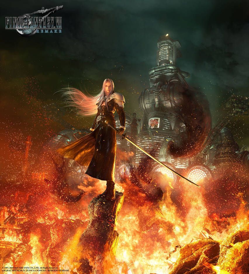 Final Fantasy 7 Remake Sephiroth Wallpaper HD