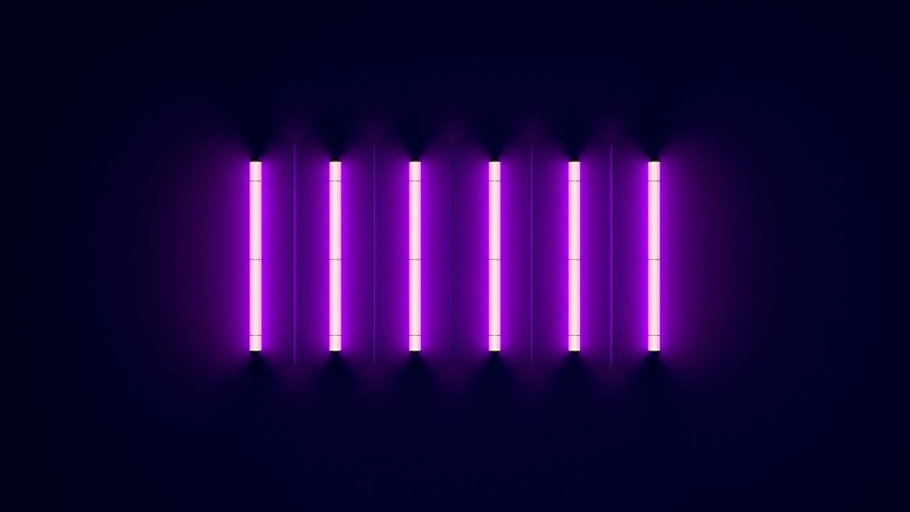 Wallpapers Neon lights, Purple, Dark, 4K, Photography / Editor's