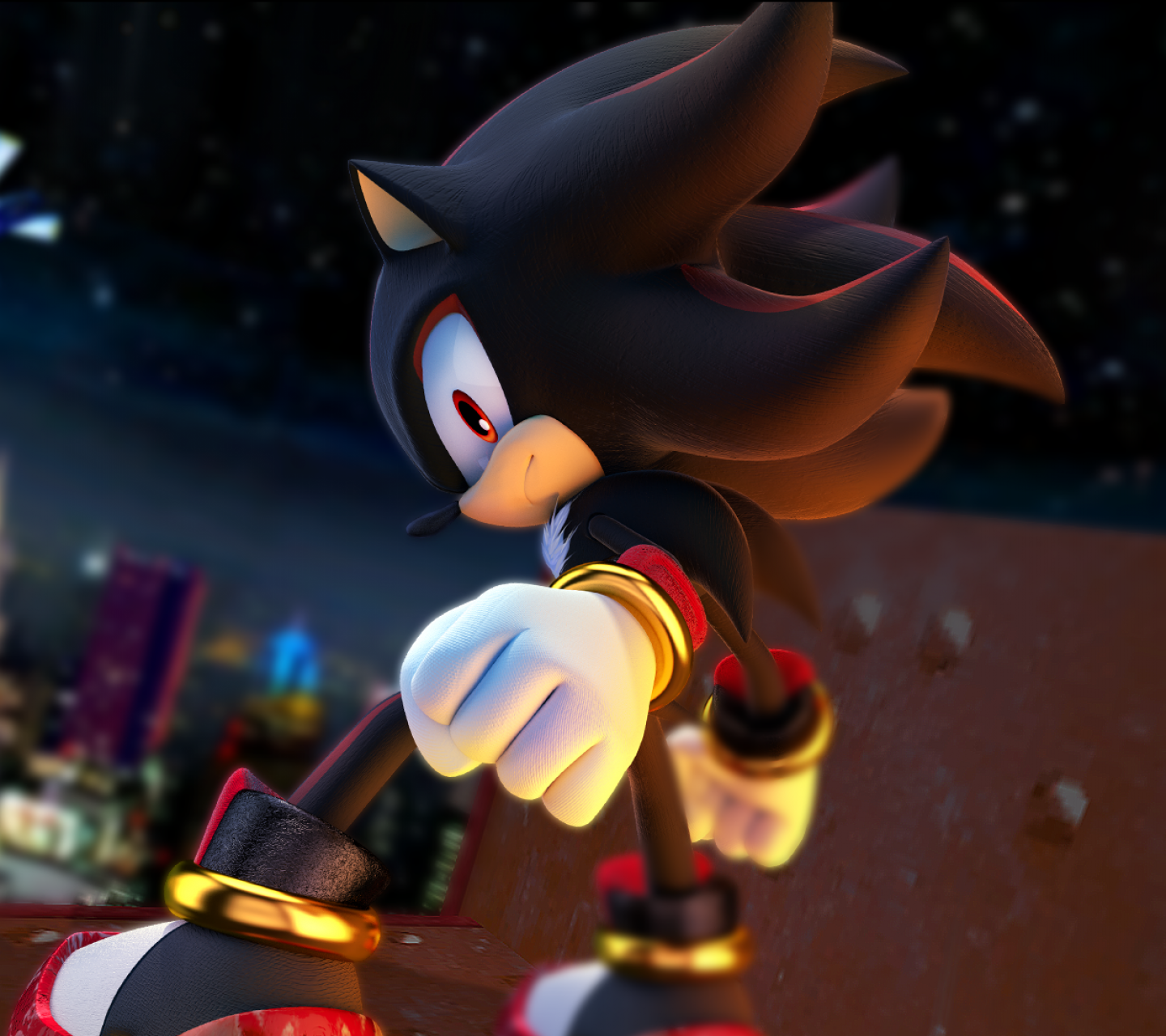 Shadow The Hedgehog  Sonic  Shadow  Neon Background Wallpaper Download   MobCup