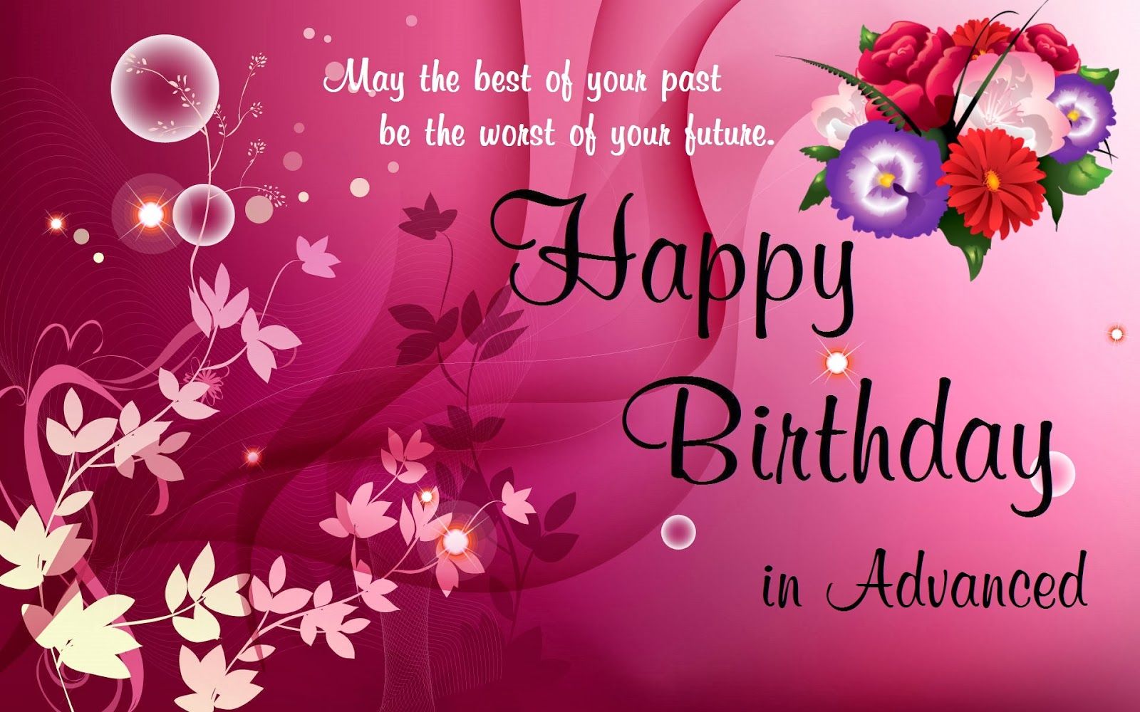 Download HD Wallpaper Happy Birthday Wishing Card