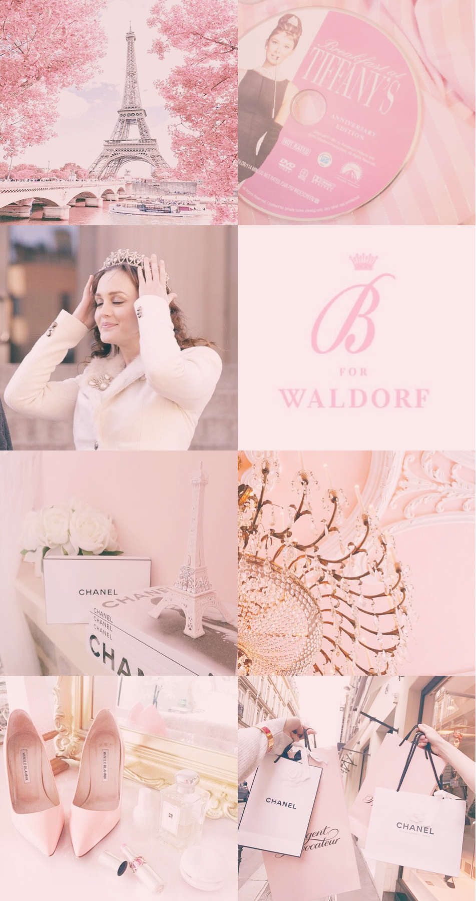 gossip girl waldorf wallpaper pink aesthetic ♡