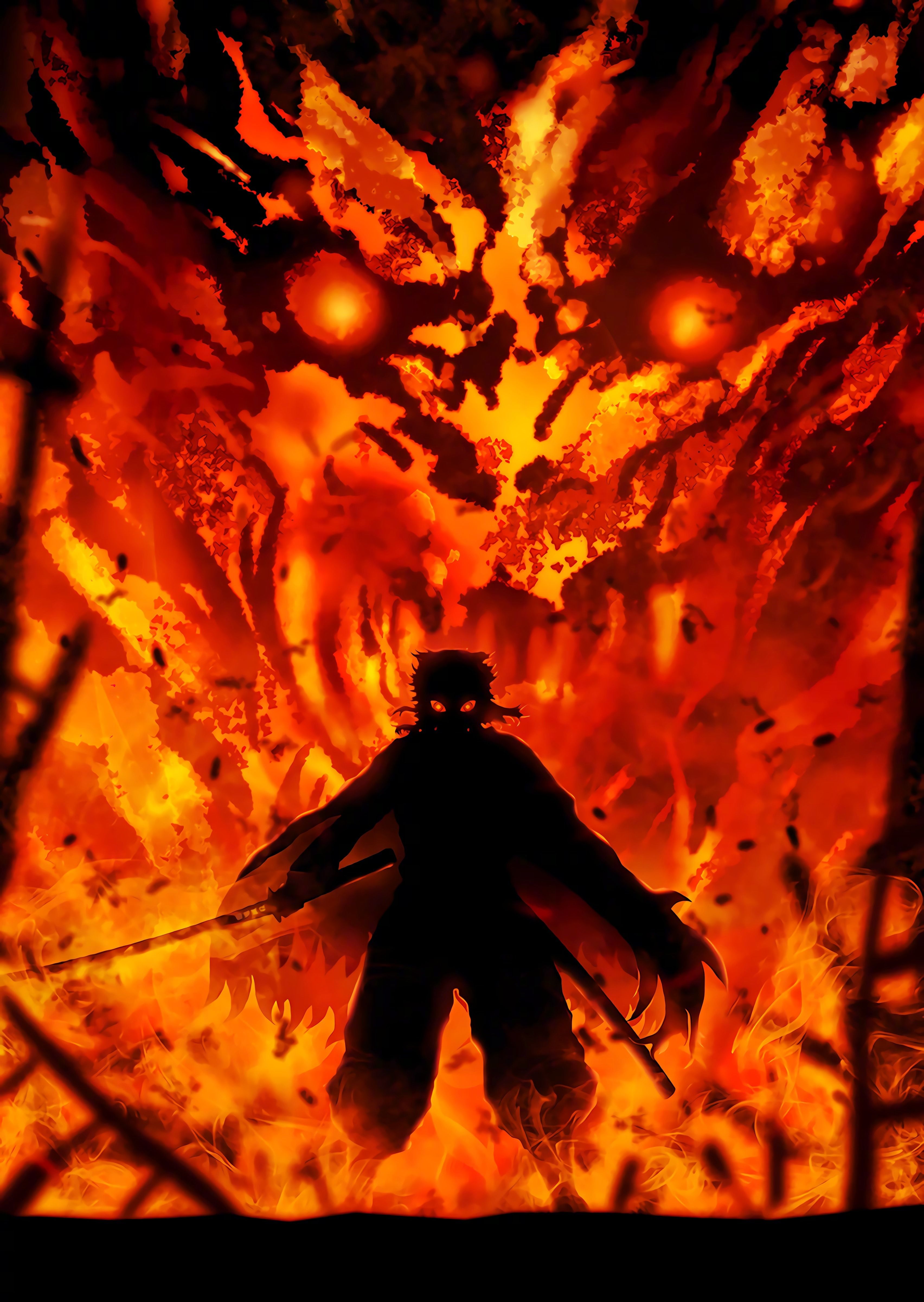 Kyojuro Rengoku Demon Slayer Wallpaper, HD Anime 4K Wallpaper