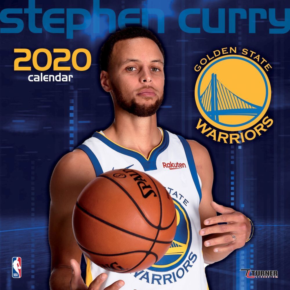 Golden State Warriors Stephen 2020 Player Wall Calendar