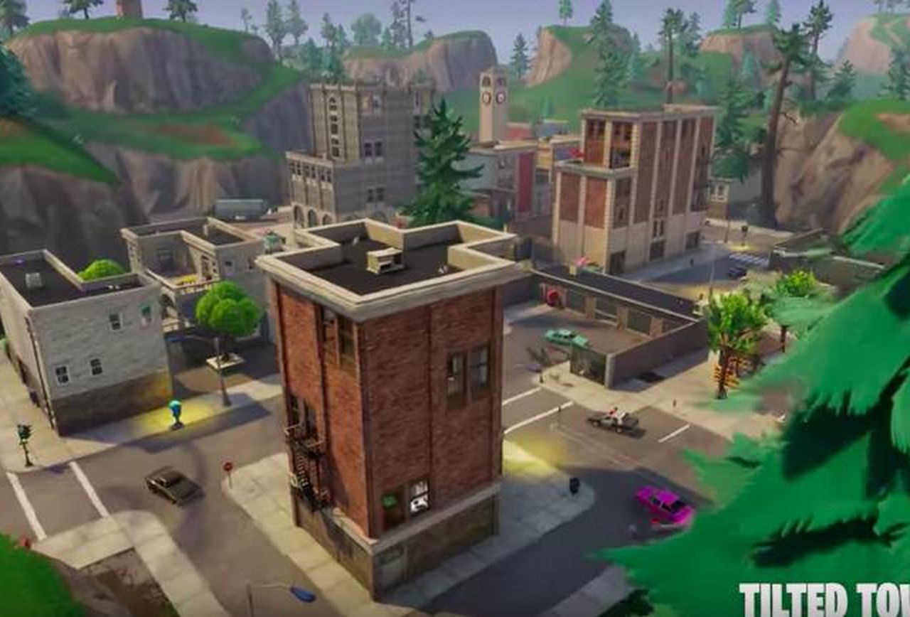 Free download Make Tilted Towers Clock Tower Fortnite