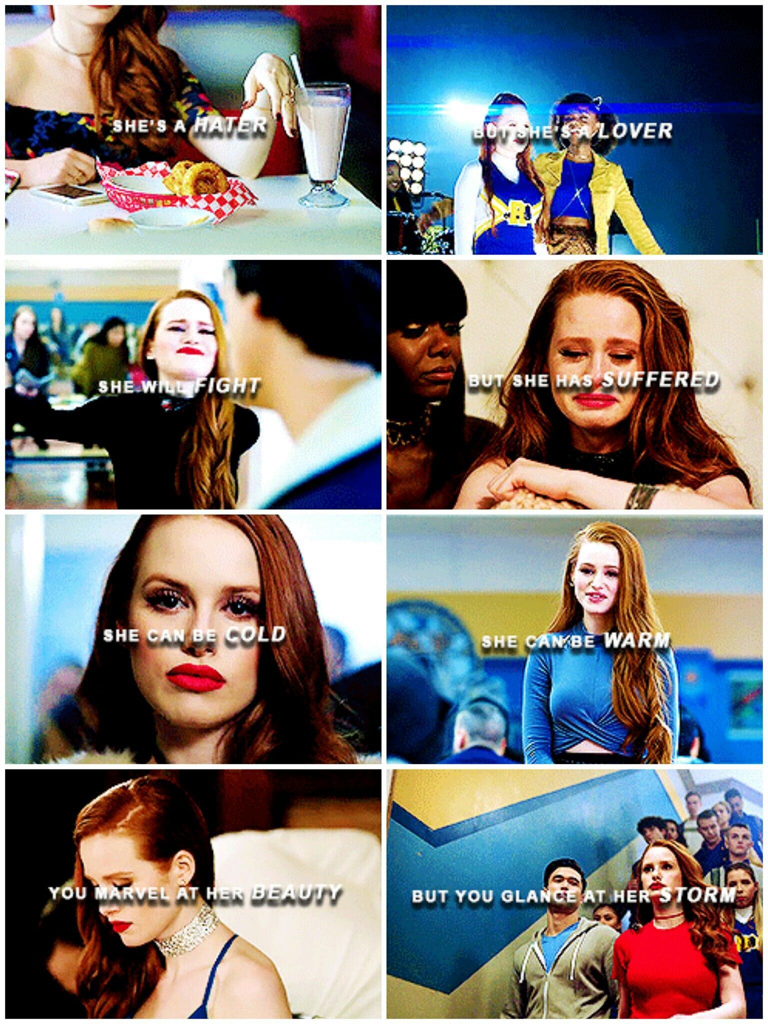 you don't have to choose between fire and ice#cheryl#riverdale