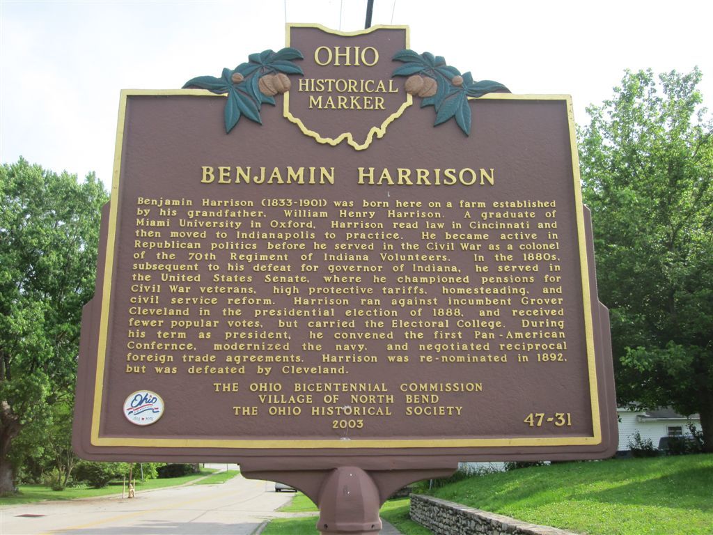 Benjamin Harrison Birthplace Bend, Ohio