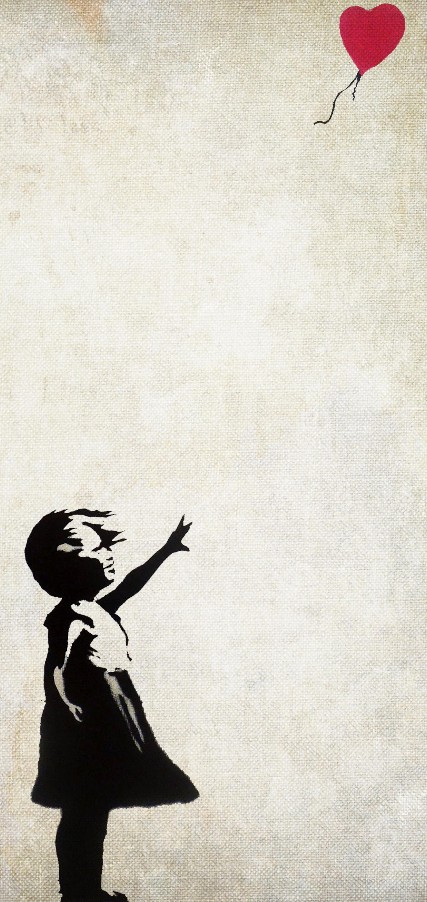 Requested) Banksy Balloon Girl Wallpaper S10