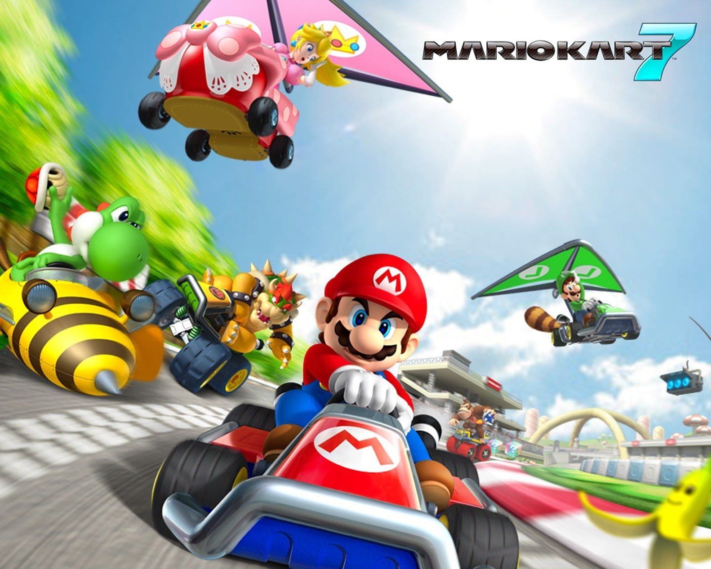 Mario Kart 7 HD Wallpaper and Background Image