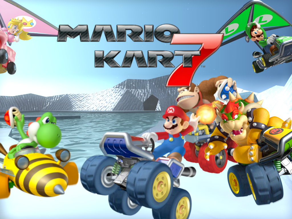 Mario Kart 7 3DS Wallpaper