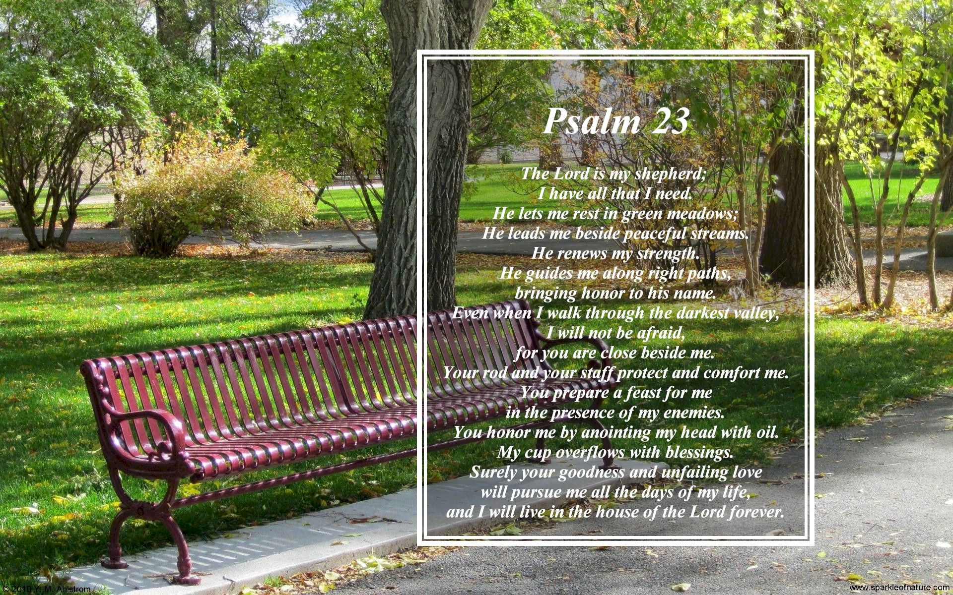 Psalms 23 Wallpaper