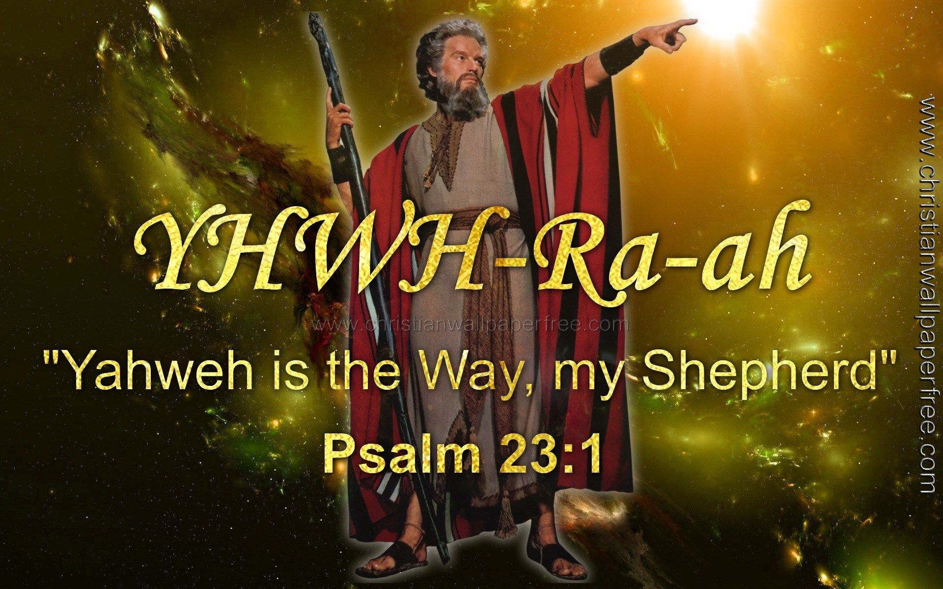 Yhwh Ra Ah Psalm 23 Verse 1 Wallpaper Free
