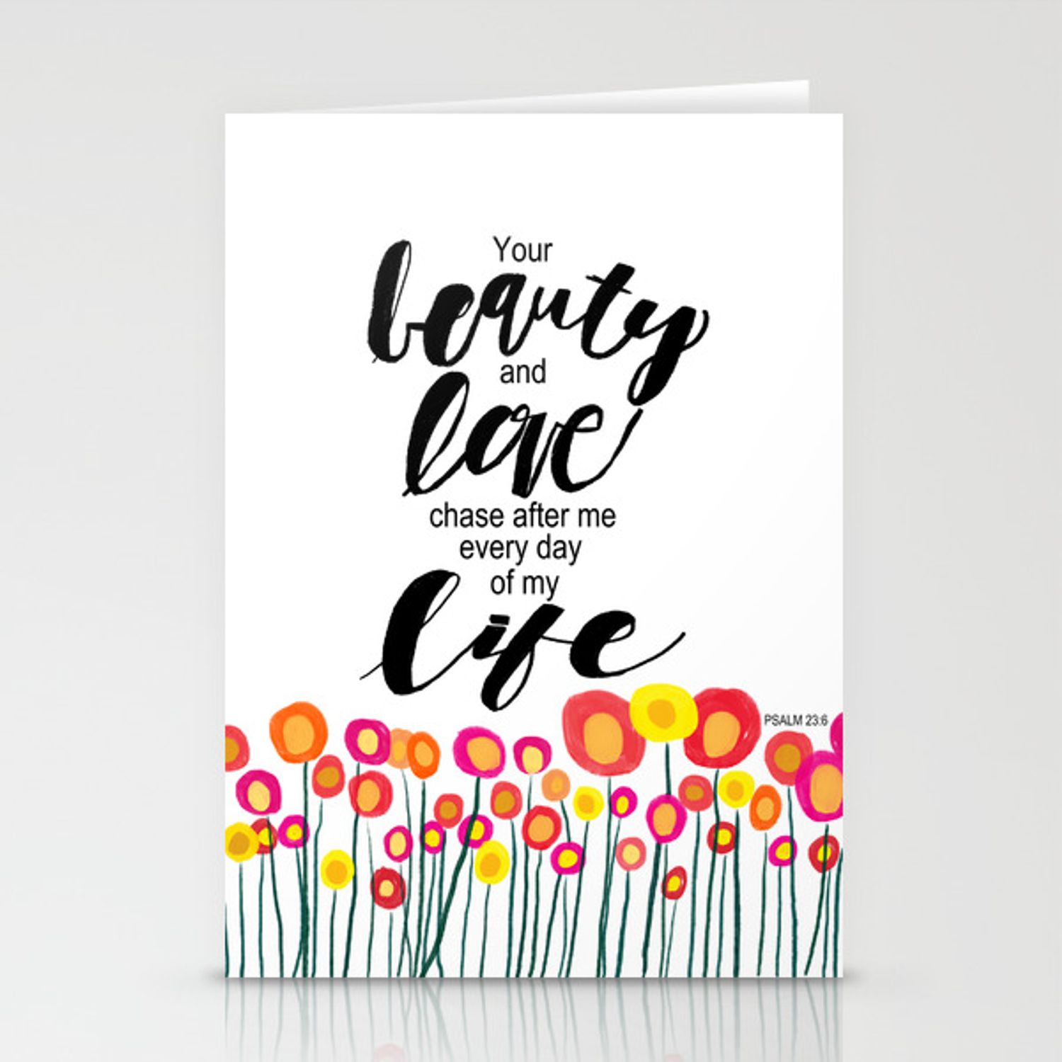 Psalm 23:6 Stationery Cards