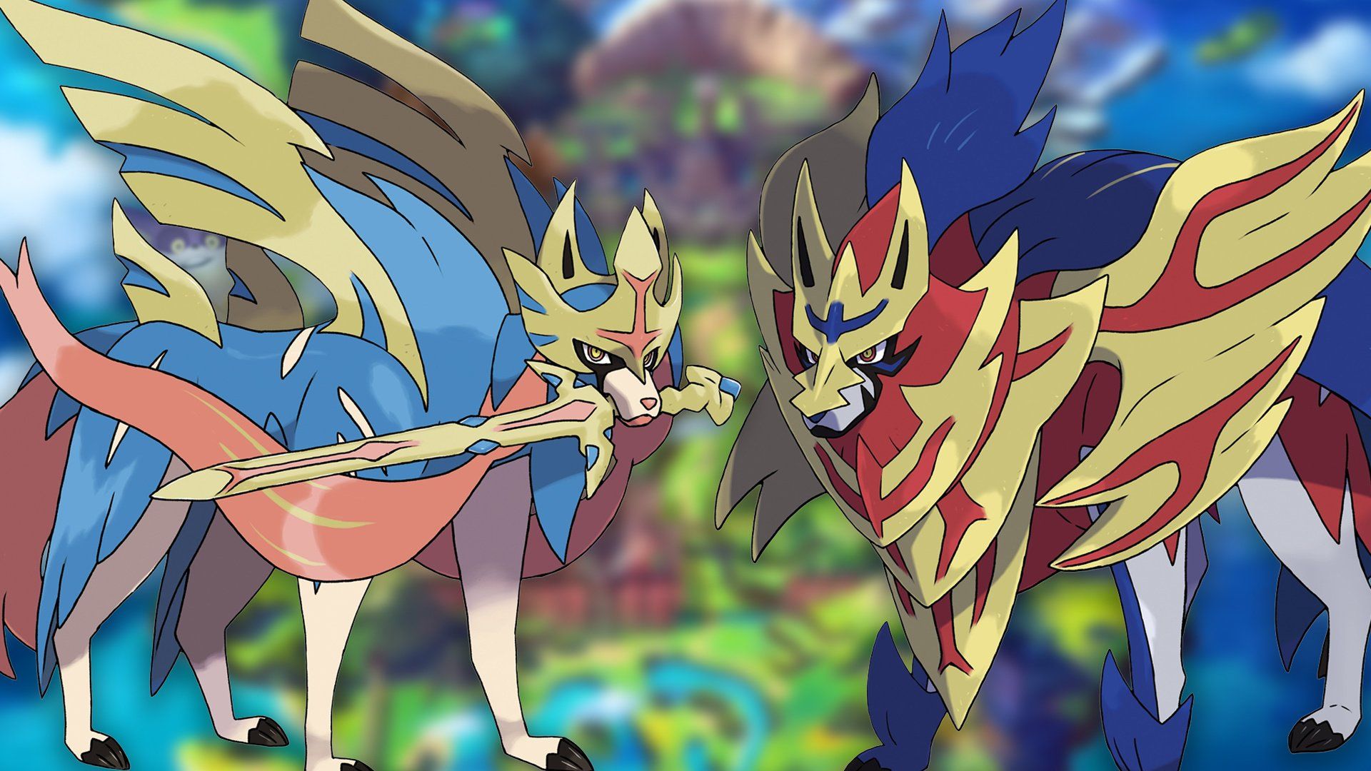 Zacian And Zamazenta Wallpapers - Wallpaper Cave