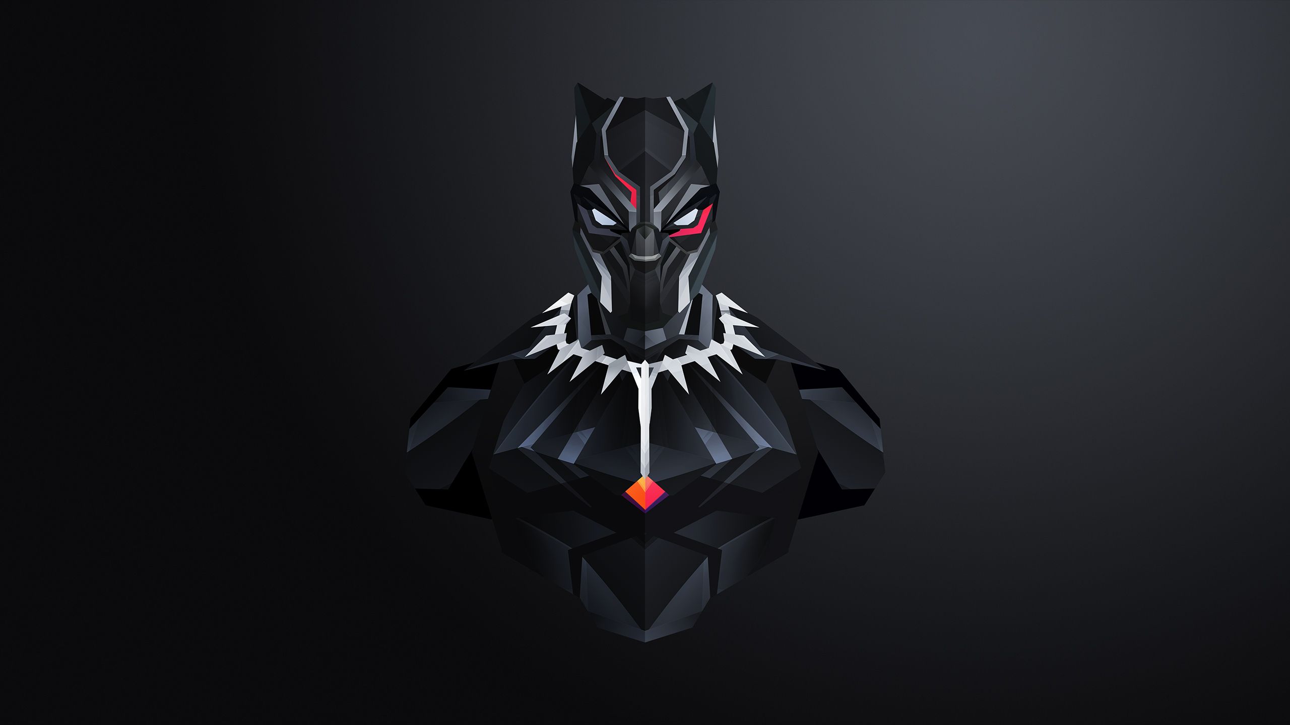 Black Panther Minimal Artwork Wallpaper