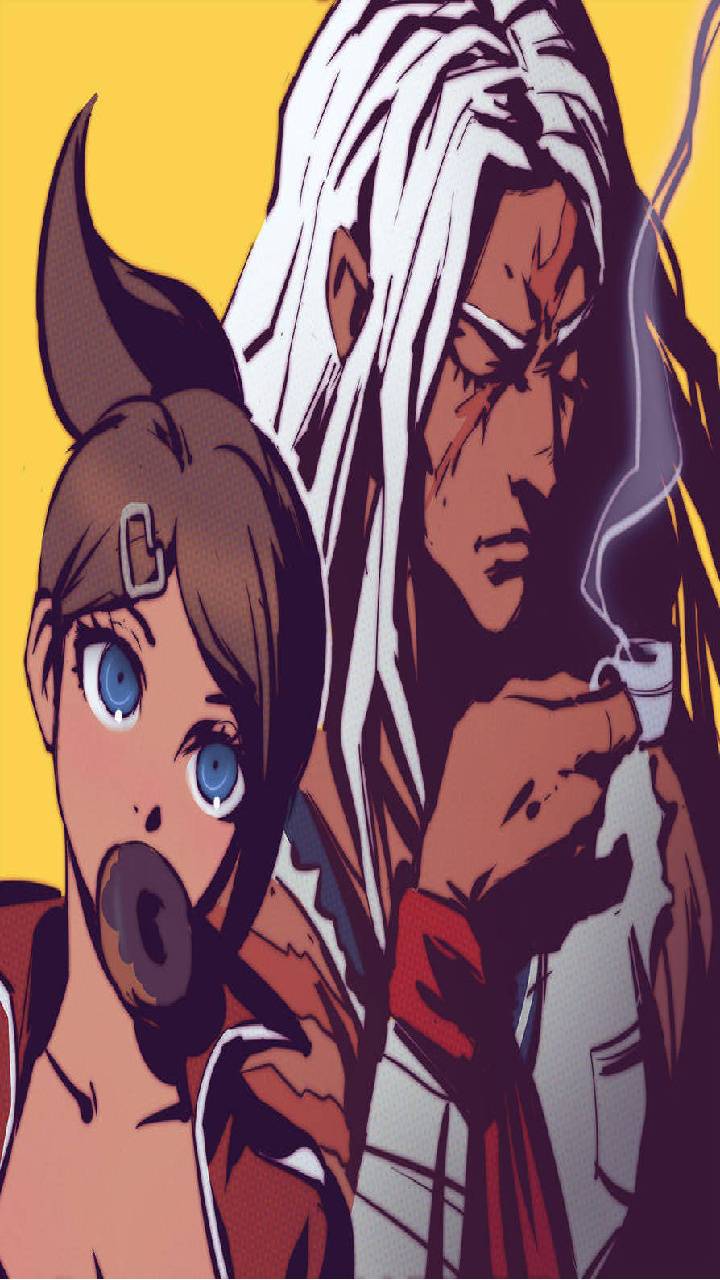 Sakura and Aoi wallpaper