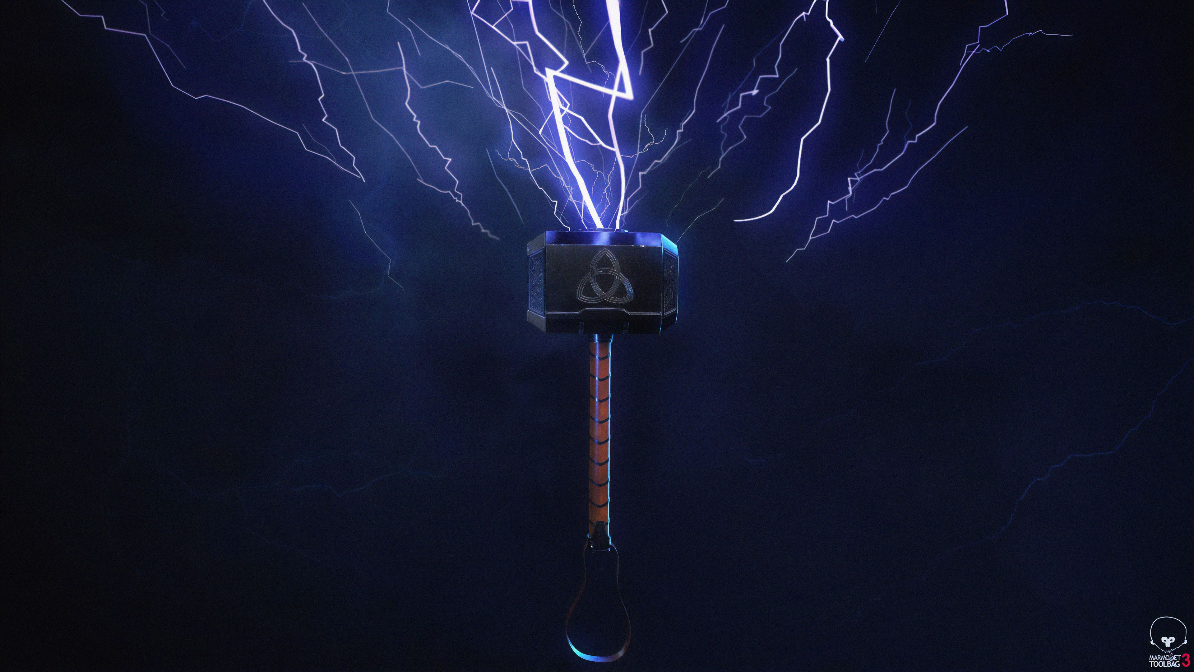 Thor Hammer 4k New, HD Superheroes, 4k Wallpaper, Image, Background, Photo and Picture