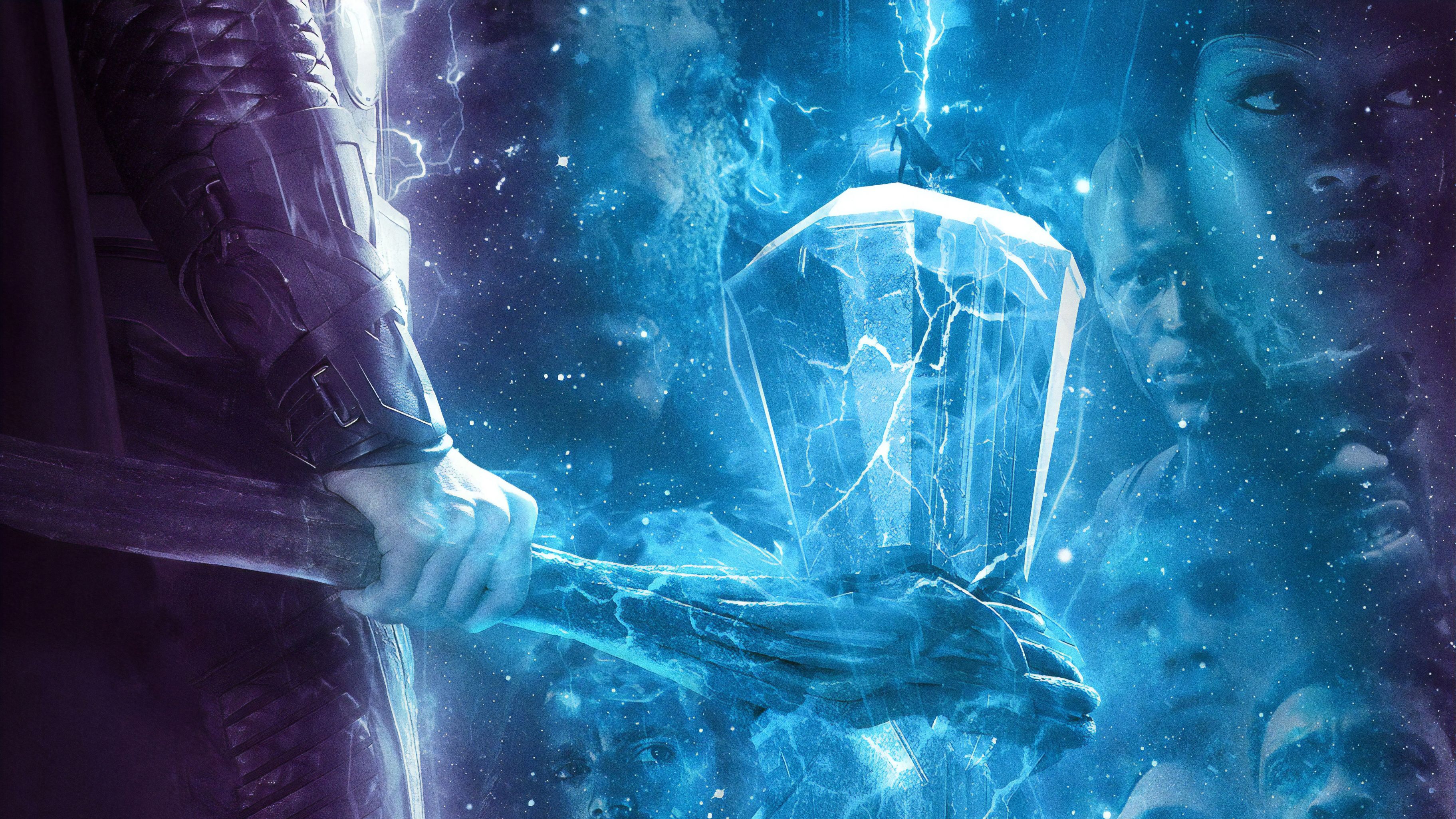 Avengers Endgame Thor Hammer Poster 4k 1440P Resolution HD 4k Wallpaper, Image, Background, Photo and Picture