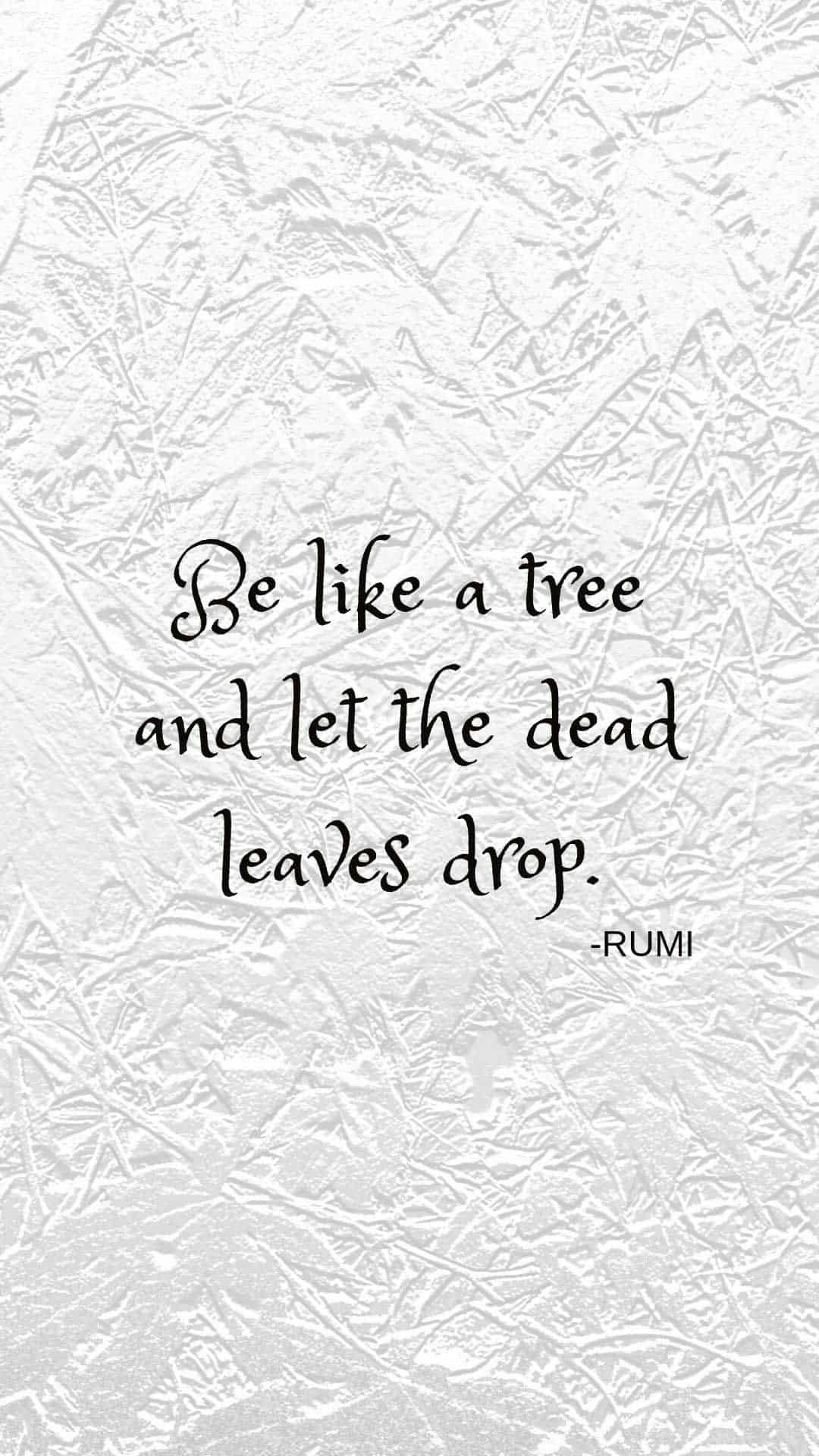 Free Rumi Quote Wallpaper for your phone. The Wise Words of Rumi