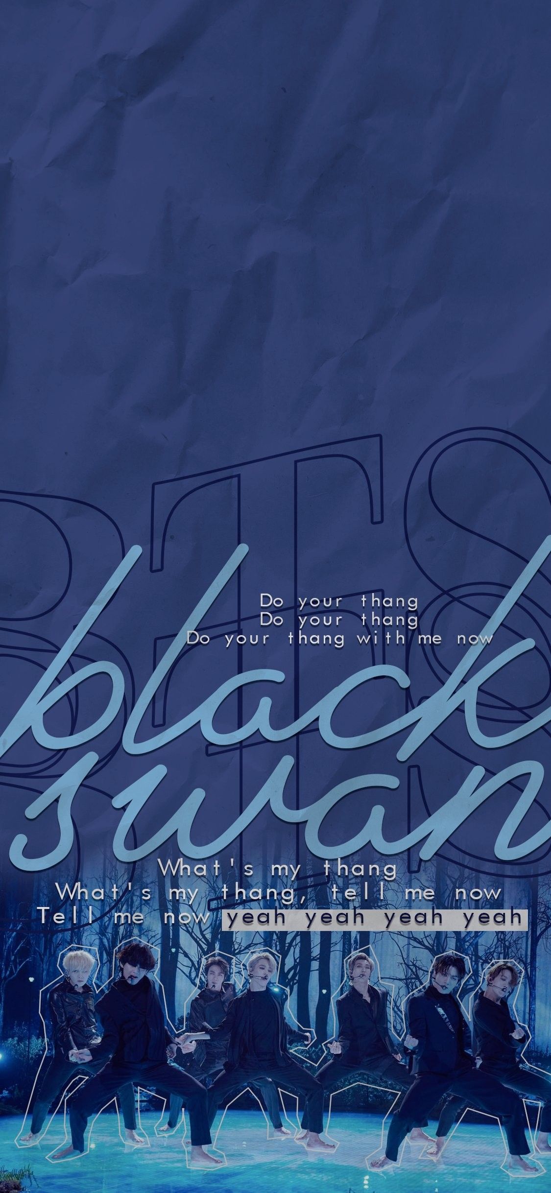BTS Black Swan #wallpaper #Lockscreen em 2020