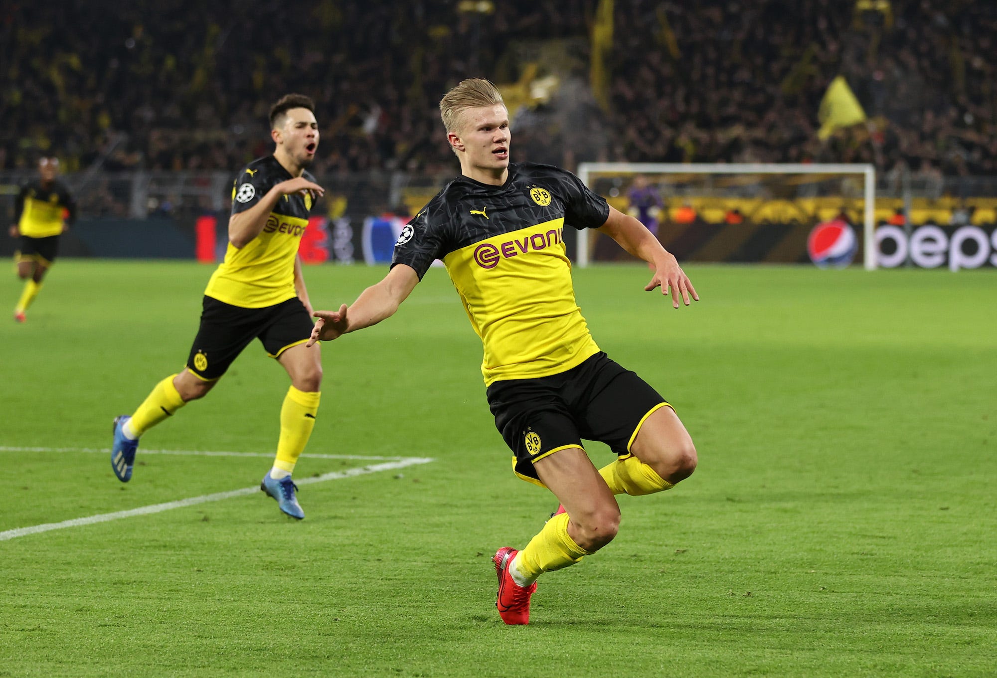 Erling Braut Haaland scored twice in 8 minutes to hand Borussia