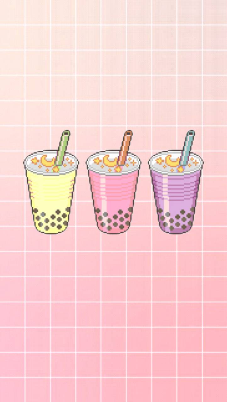 40+ Aesthetic Boba Tea Wallpaper Gif - Aesthetic Desktop Wallpaper