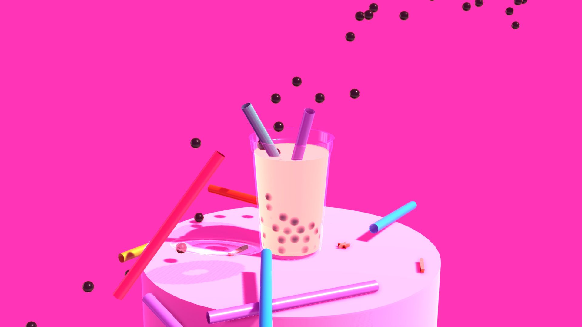 Anime and bubble tea inspired this food physics sim