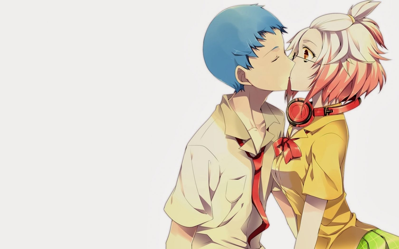 Free download sweet kiss anime couple HD wallpaper 19201080 b002