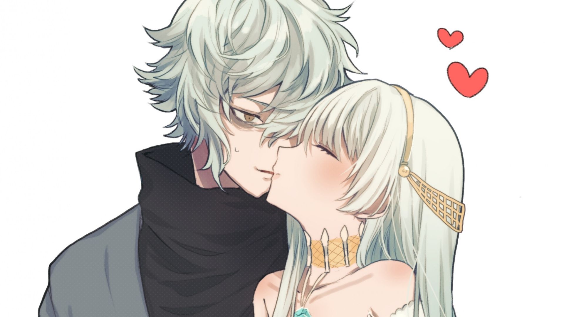 Anime Couple Kiss