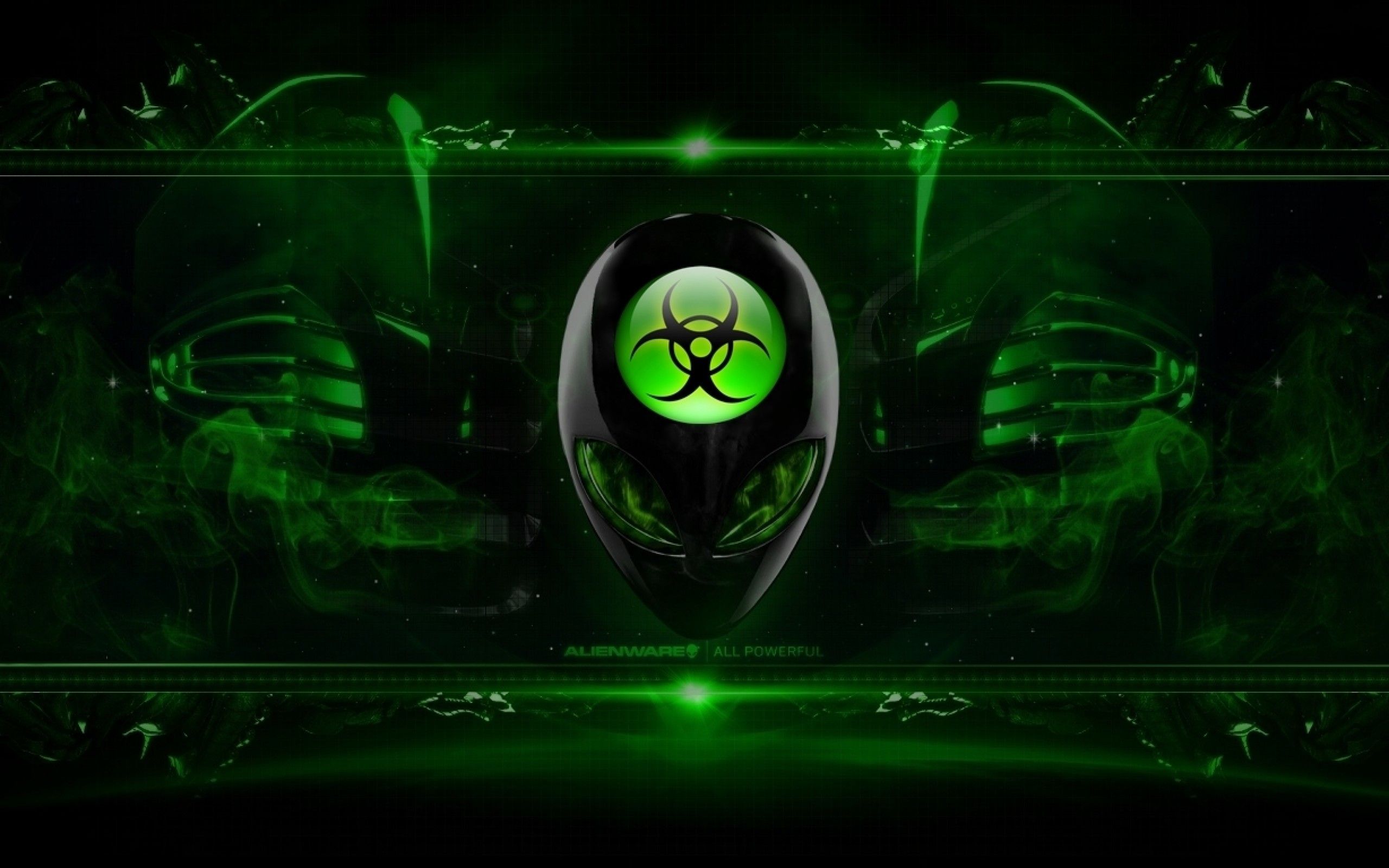 Green Alienware Wallpaper