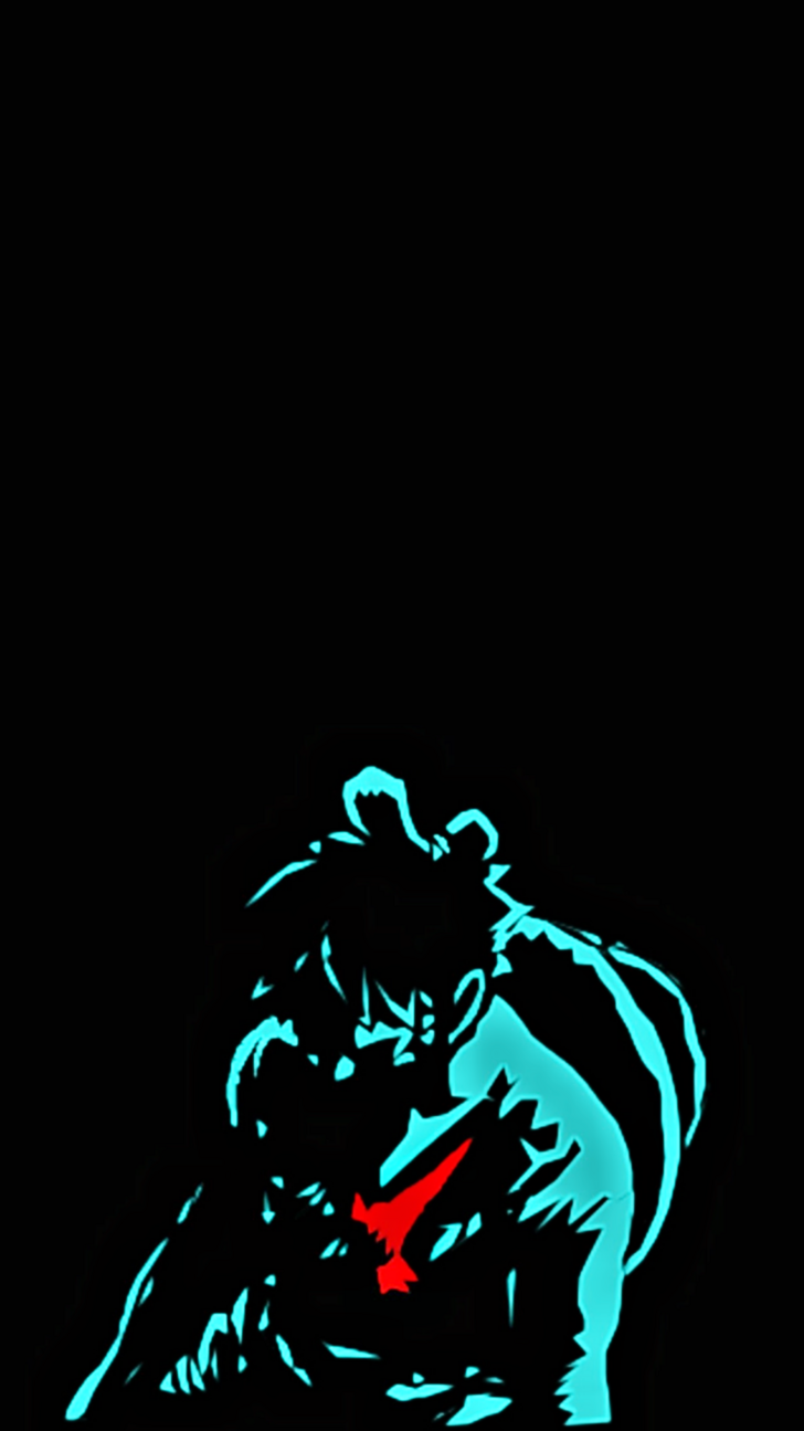Made a minimalistic wallpaper of Luffy (aka Buffy) (One Piece 949