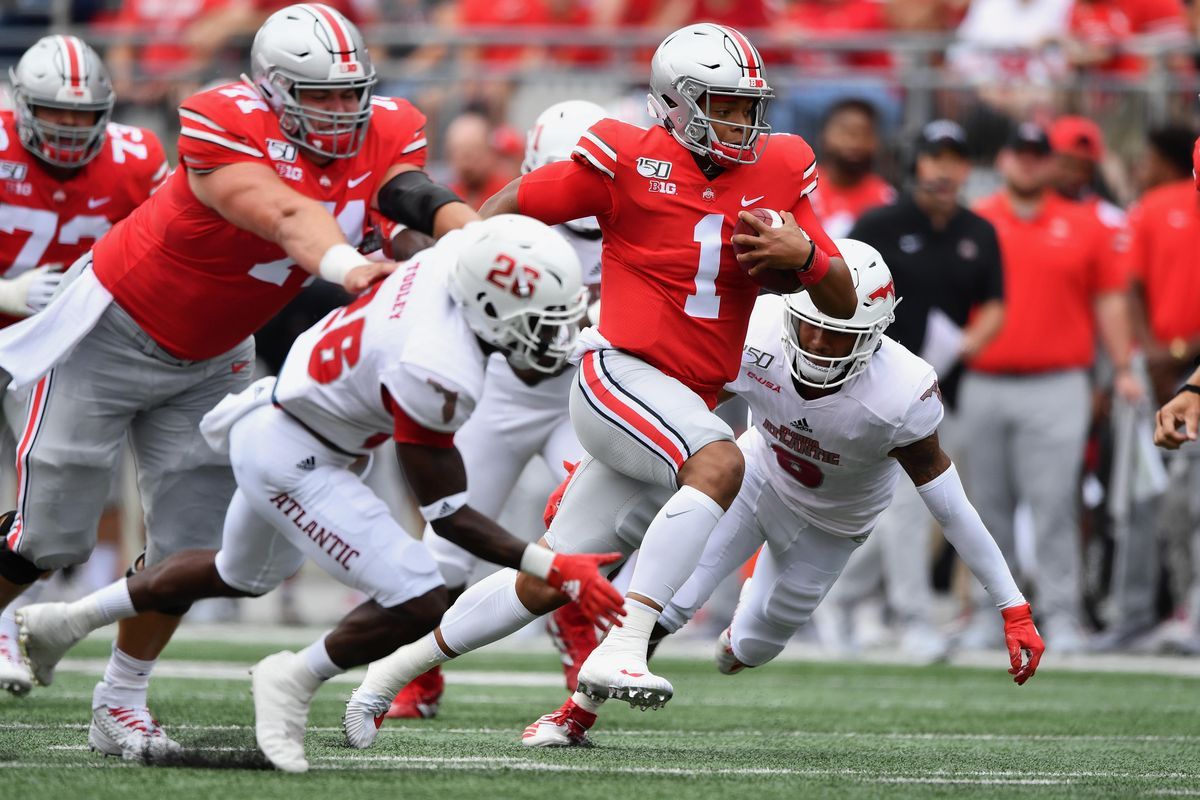 Chase Young & Jeff Okudah Ohio State Buckeyes Licensed Unsigned Photo 2