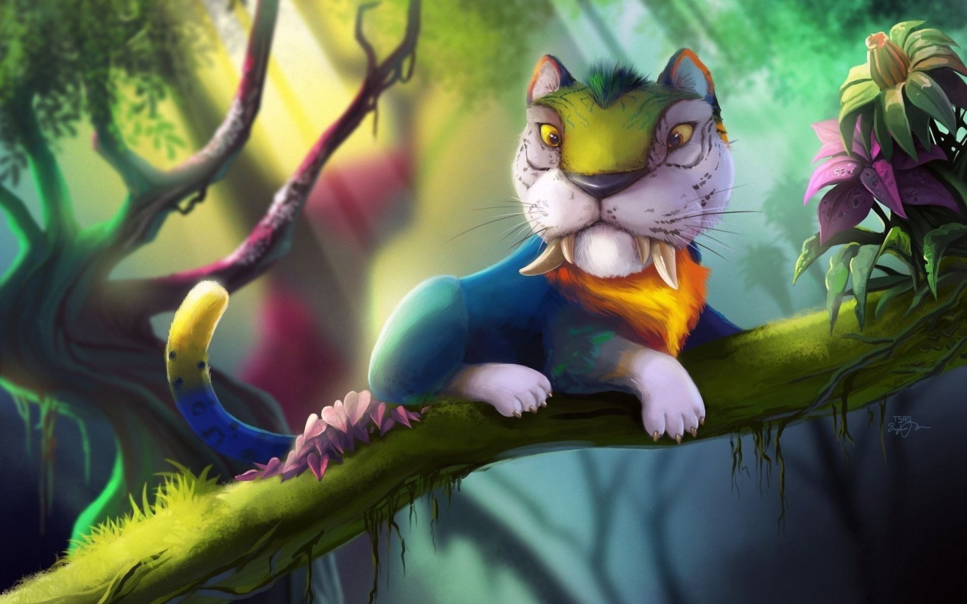 Movie, The Croods, Animal, Tiger, HD wallpaper