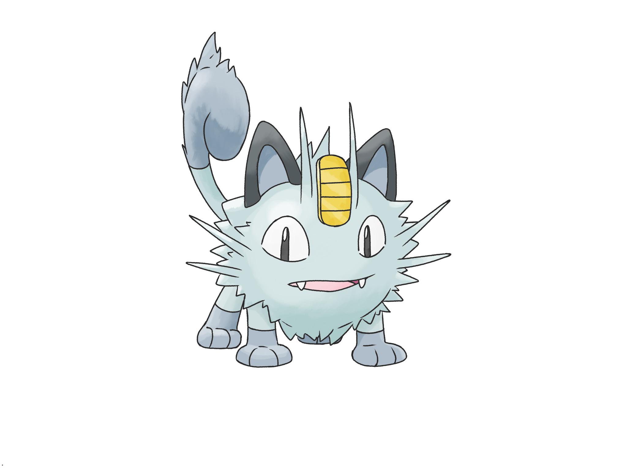 So I did a drawing of the supposedly leaked Galarian Meowth who's