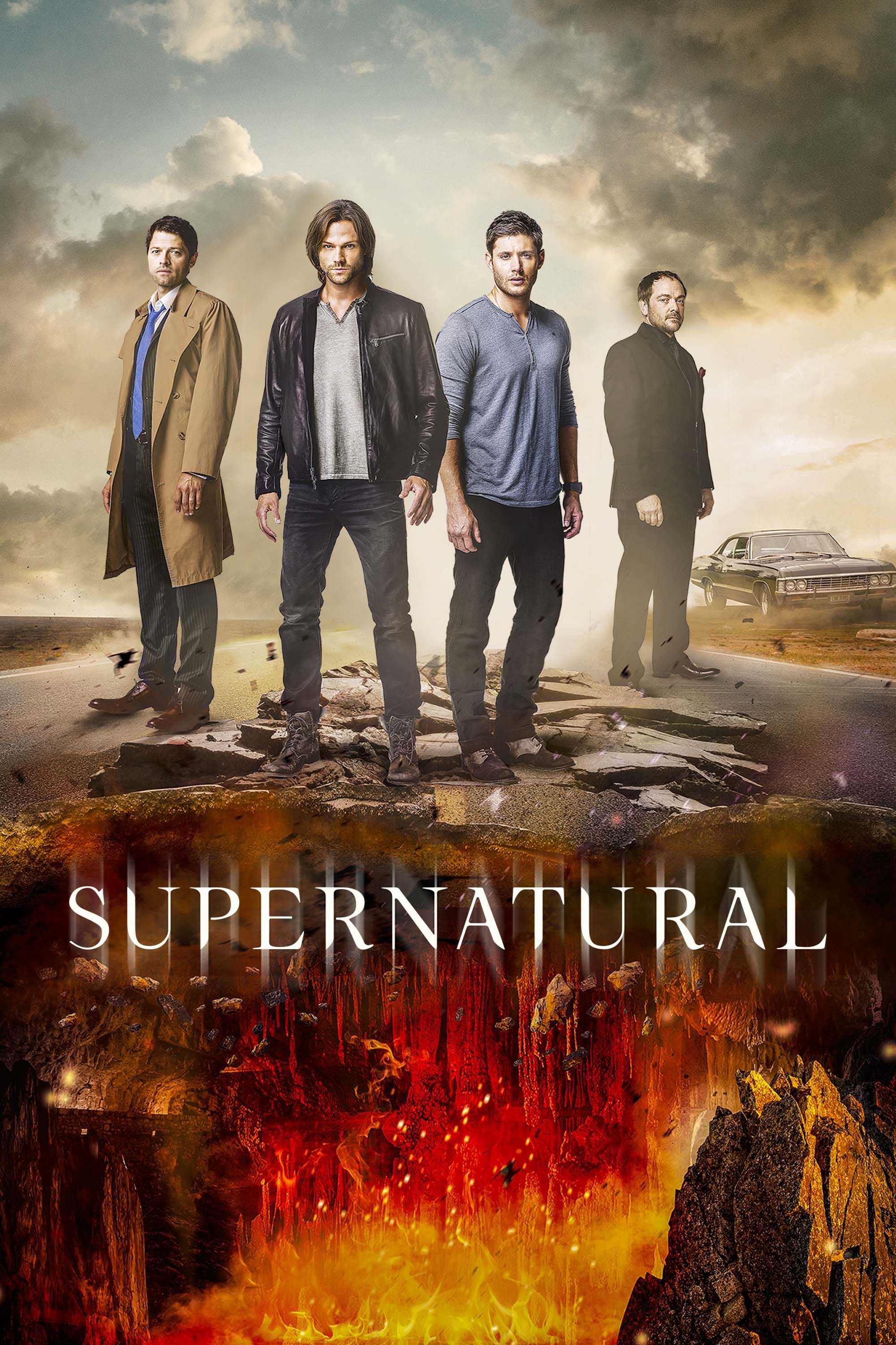 Supernatural S12 Cast Promotional Poster Season 12 Poster Wallpaper & Background Download