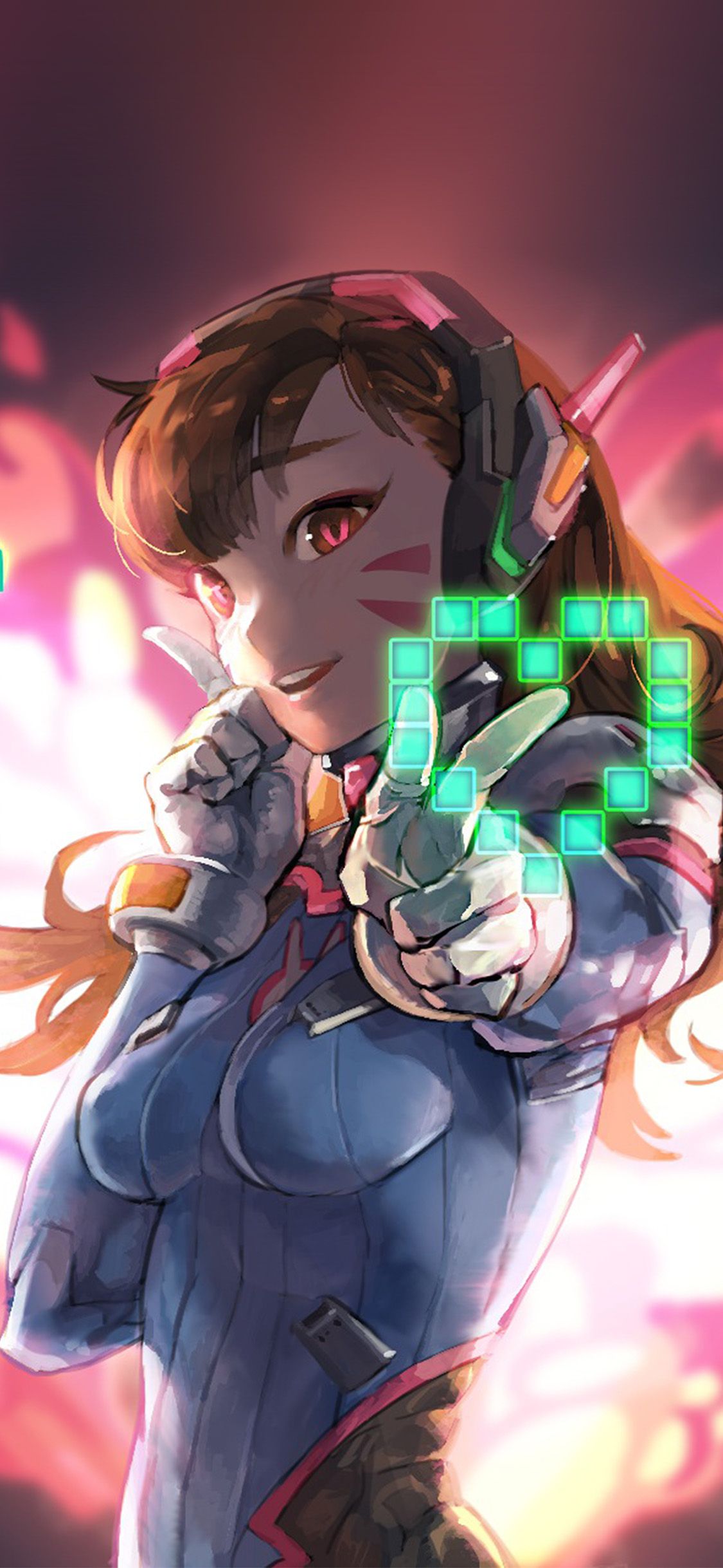 Gamer girl anime wallpaper