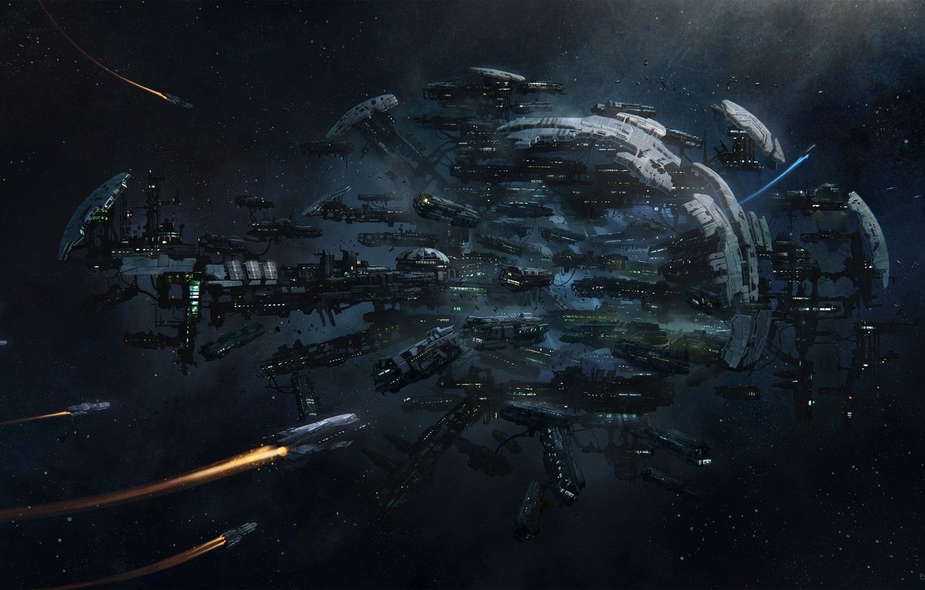 Wallpaper space, ships, stars, space, stars, game wallpaper