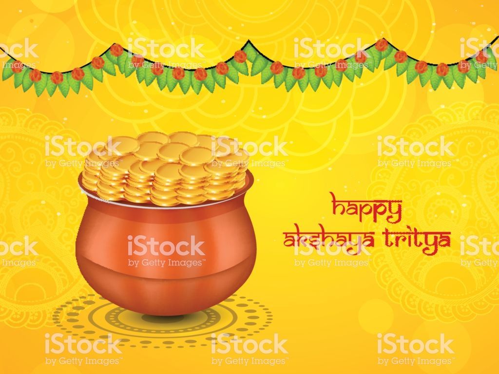 Akshaya Tritiya Background Stock Illustration Image Now