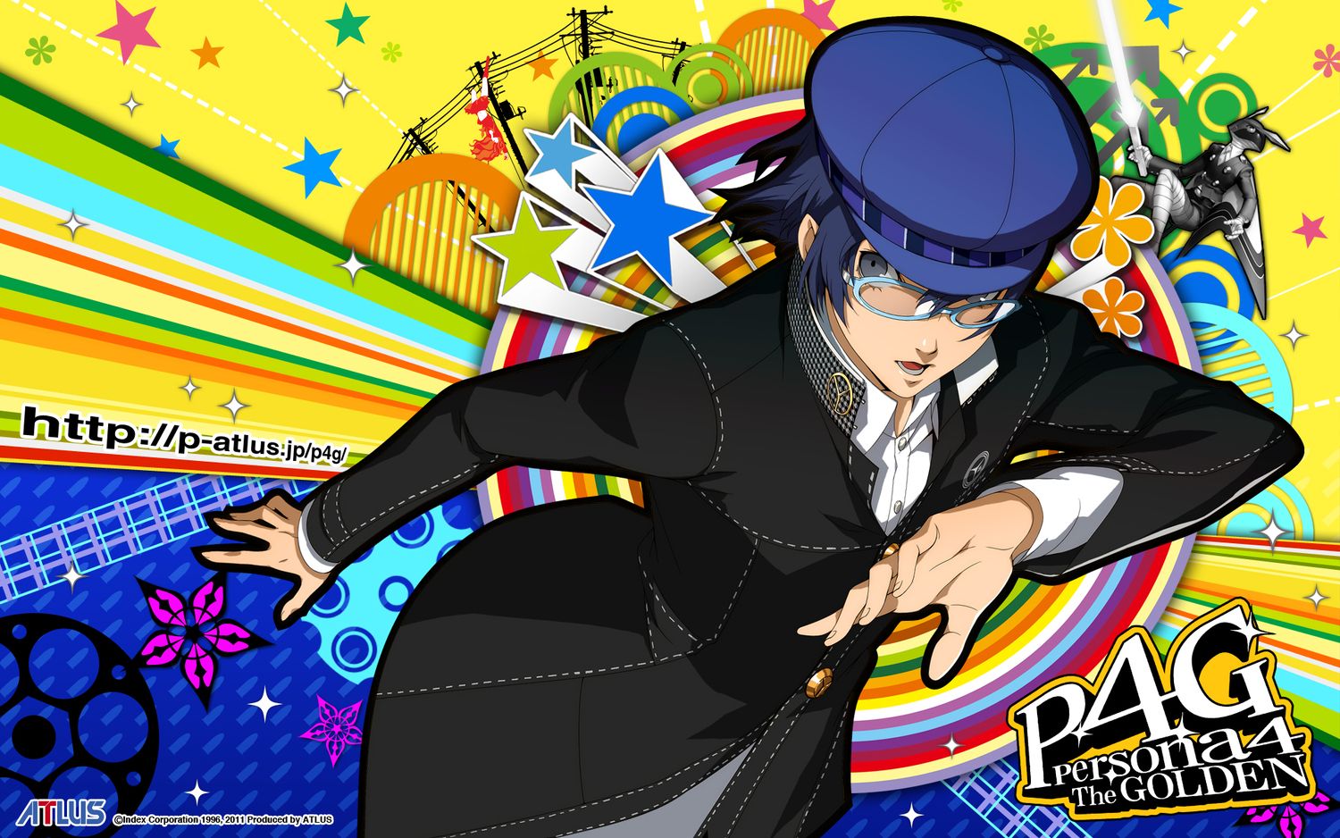 glasses persona persona 4 shirogane naoto soejima shigenori