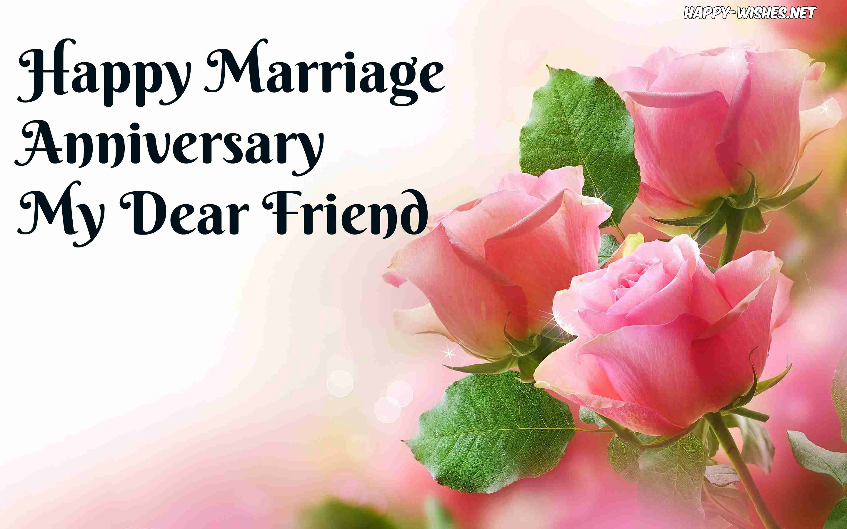 Happy Anniversary Wishes for friends and Image