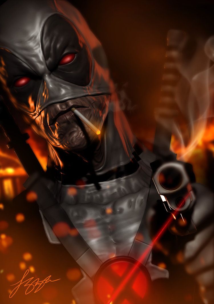 X Force Deadpool By Liquid Venom. Marvel N Dc