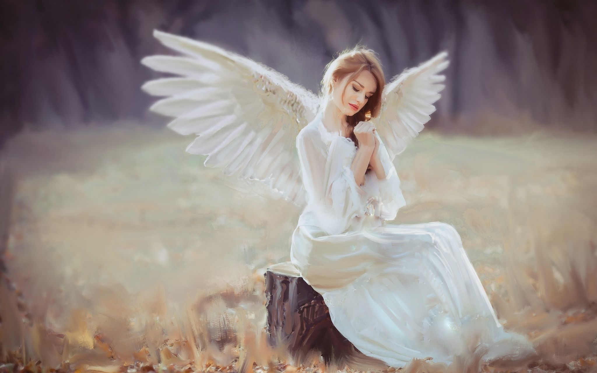 Angel Girl Wallpaper Free Angel Girl Background