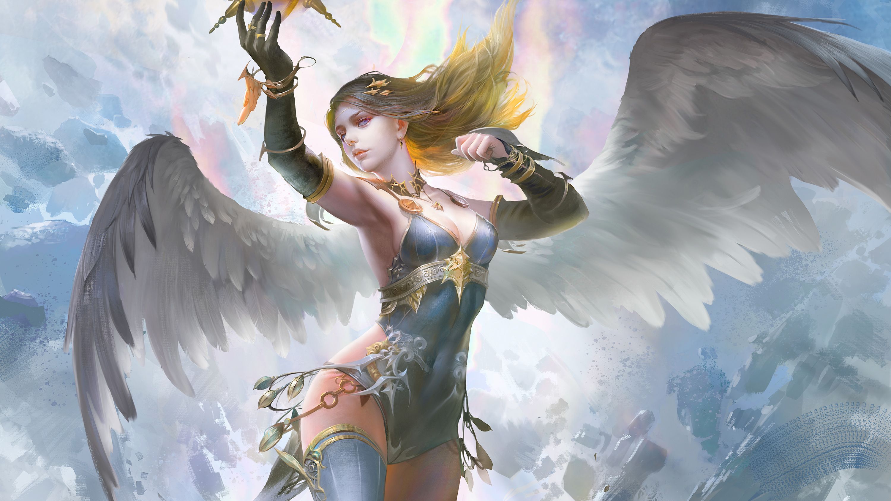 Fantasy Girl With Wings, HD Fantasy Girls, 4k Wallpaper, Image
