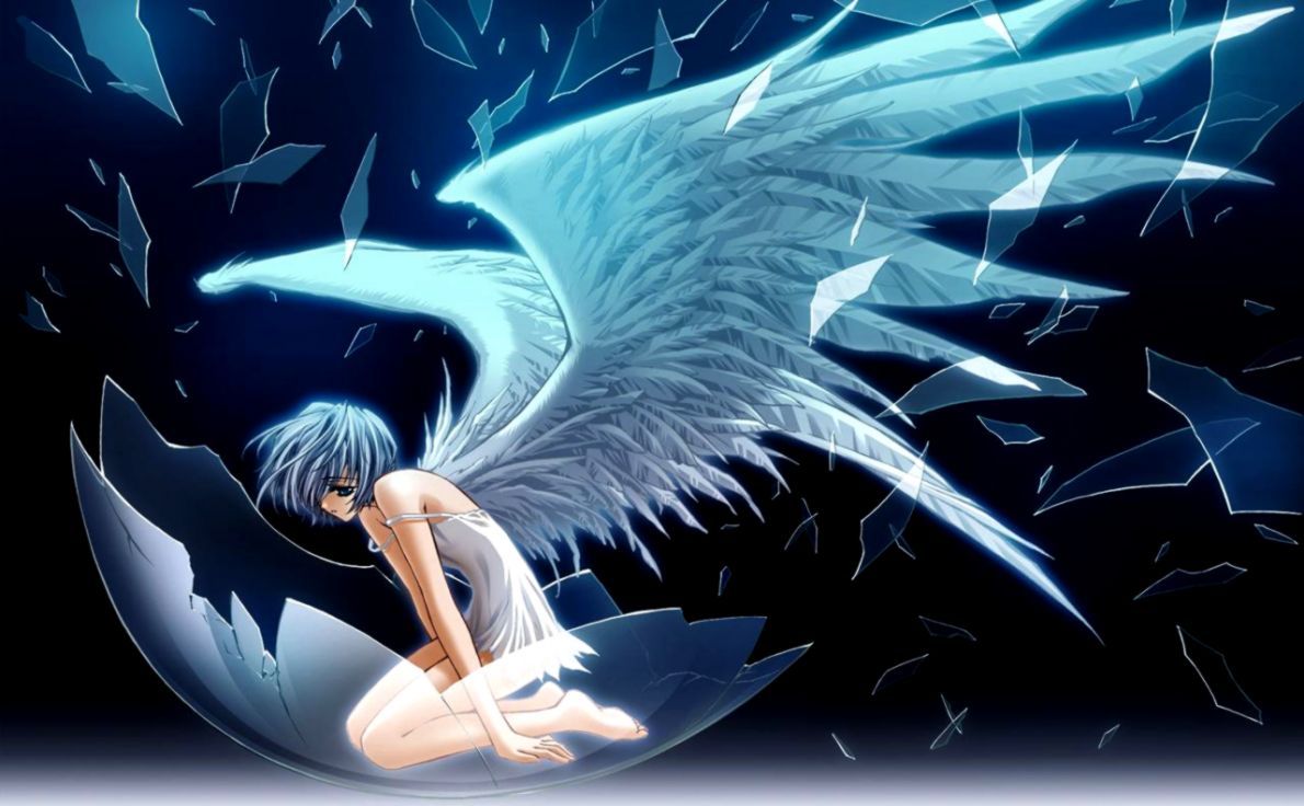 View Original Size Girl With Wings, HD Wallpaper