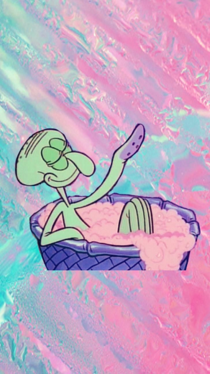 Spongebob having a psychedelic trip and thinking hes 1000 people at once  digital art  rdalle2