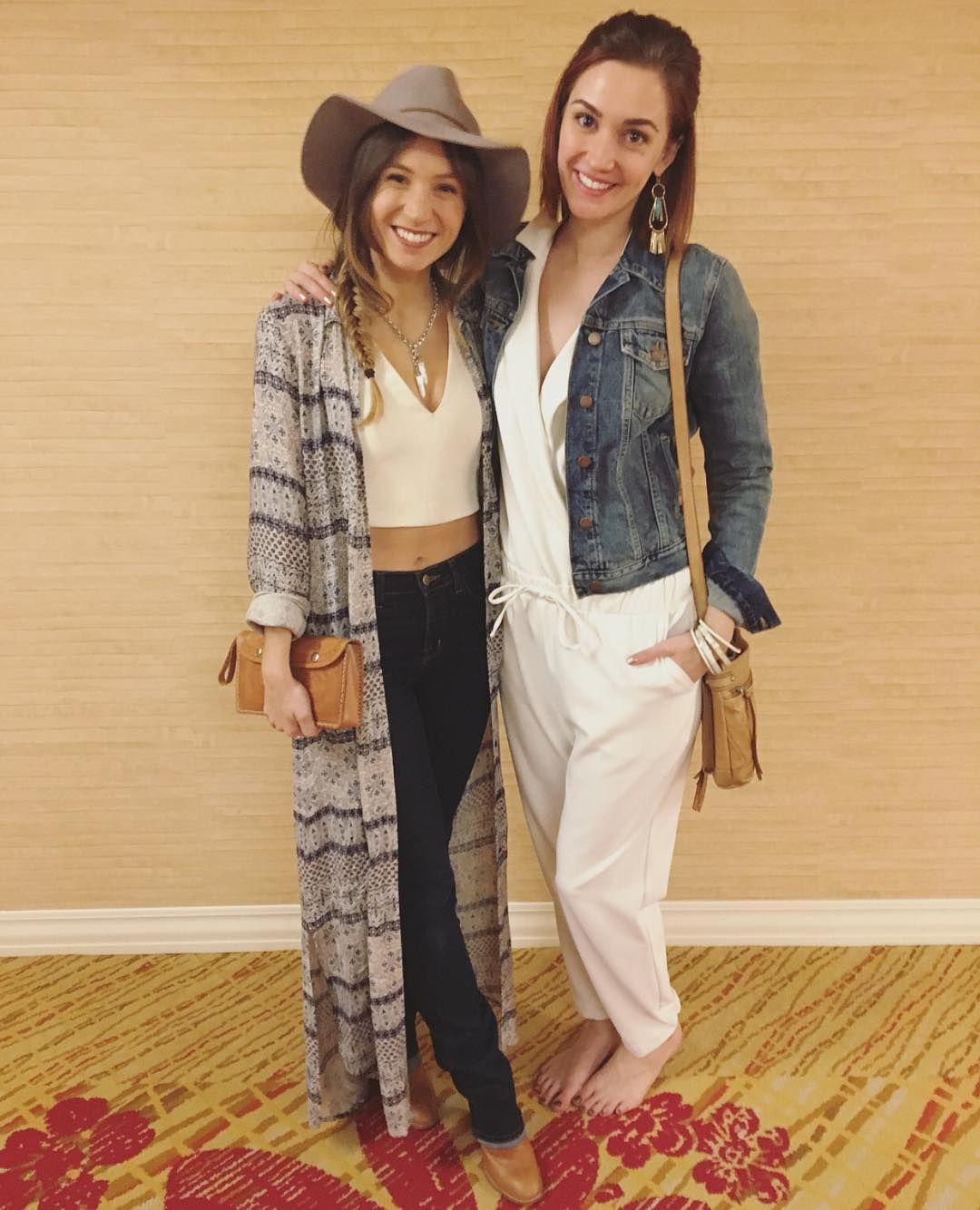 Dominique Provost Chalkley And Katherine Barrell At Clexacon 2018