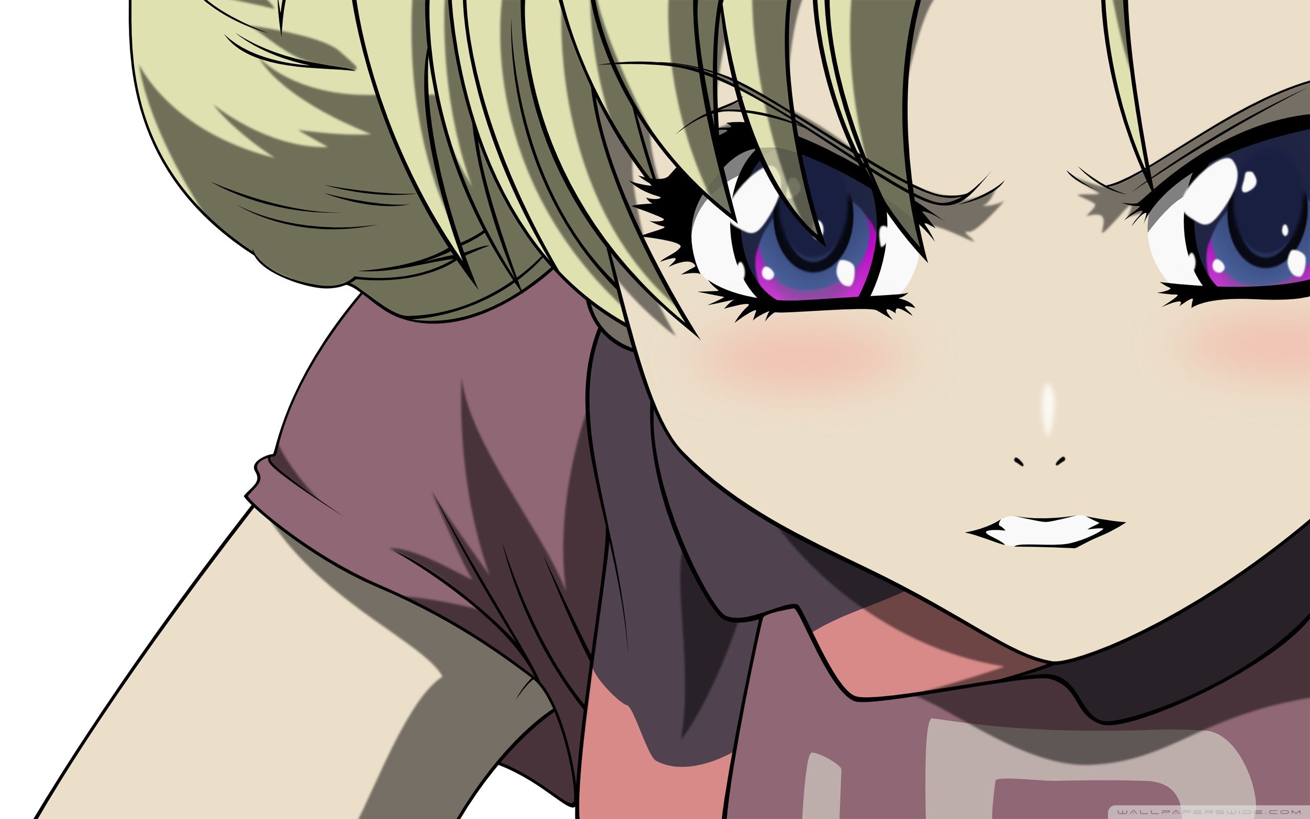 Angry Girl Anime Ultra HD Desktop Background Wallpaper for 4K UHD TV, Tablet