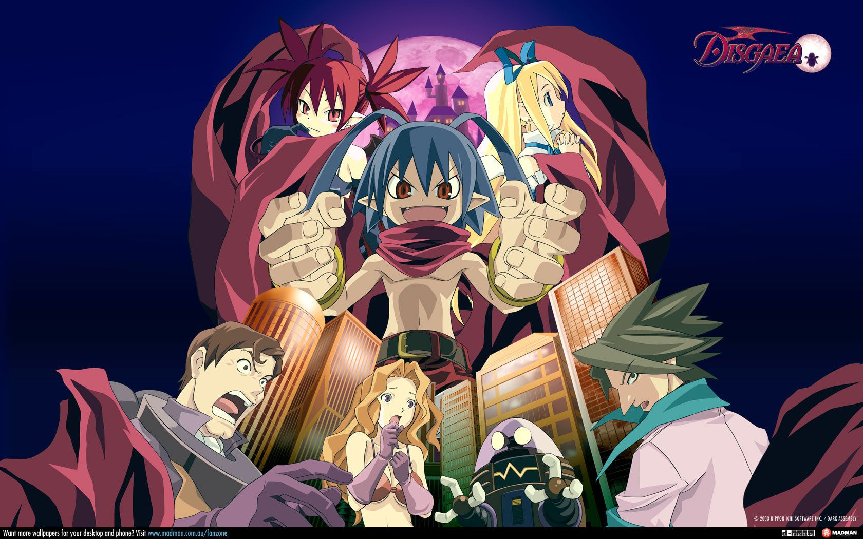 laharl (anime) Wallpaper