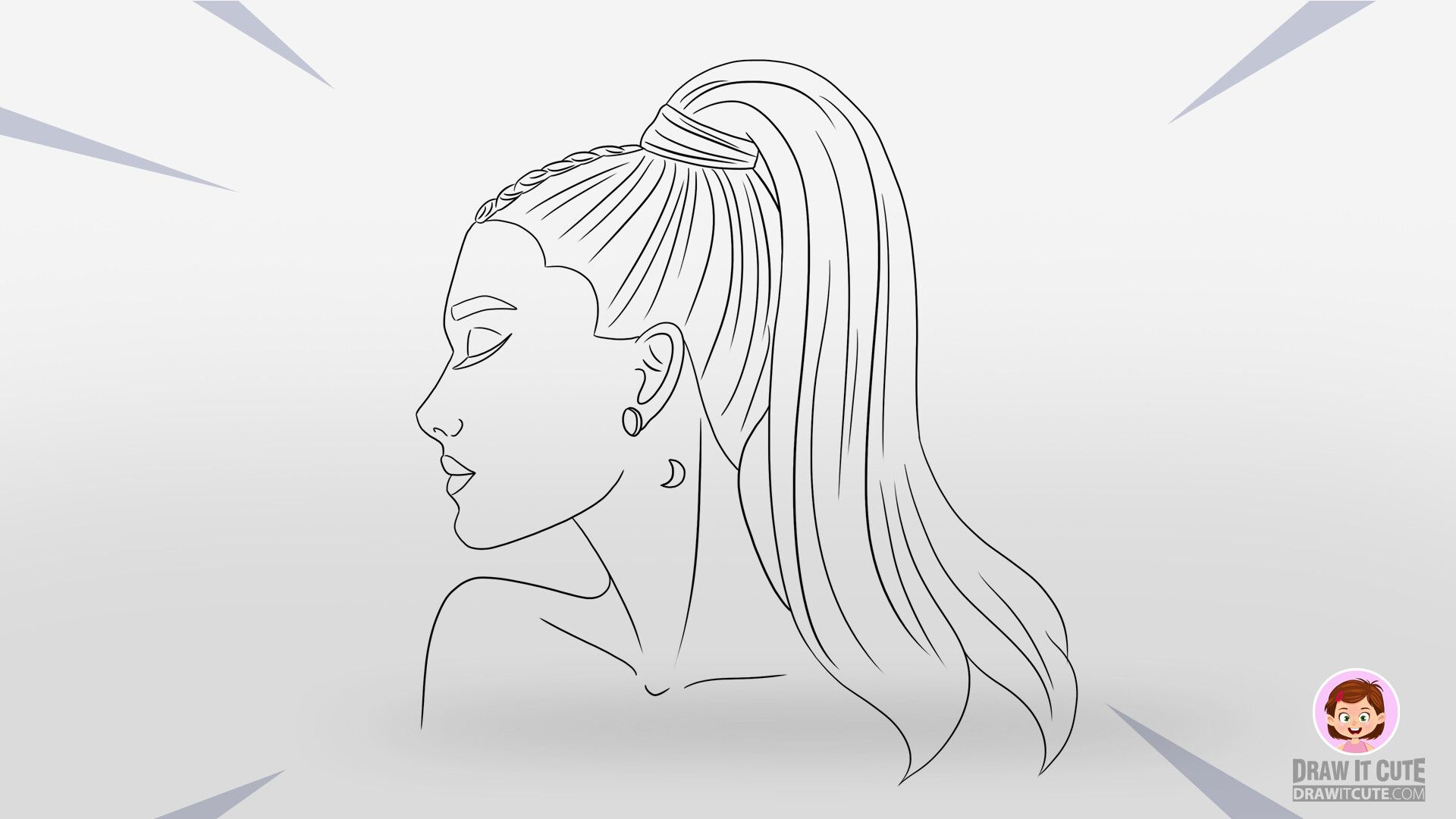 Sketches Easy Ariana Grande Drawings